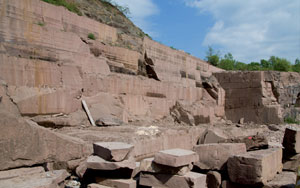 Steinbruch der Firma Lauster in Maulbronn (Foto: Lauster Steinbau)