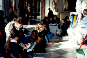 2000-2002: Conservation Project “Aperto per Restauro”, Centauri Capitolini. For the first time the schoolchildren were asked to take part in a competition, taking the conservation project as their starting point (CCA photo) 2000-2002: Conservation Project “Aperto per Restauro”, Centauri Capitolini. For the first time the schoolchildren were asked to take part in a competition, taking the conservation project as their starting point (CCA photo)