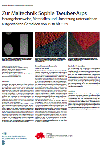Poster zur Hochschularbeit von Cathja Hürlimann, 2019 Poster zur Hochschularbeit von Cathja Hürlimann, 2019