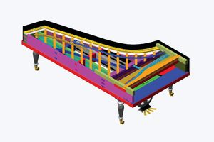 3D-CAD-Zeichnung des Hammerflügels von Conrad Graf