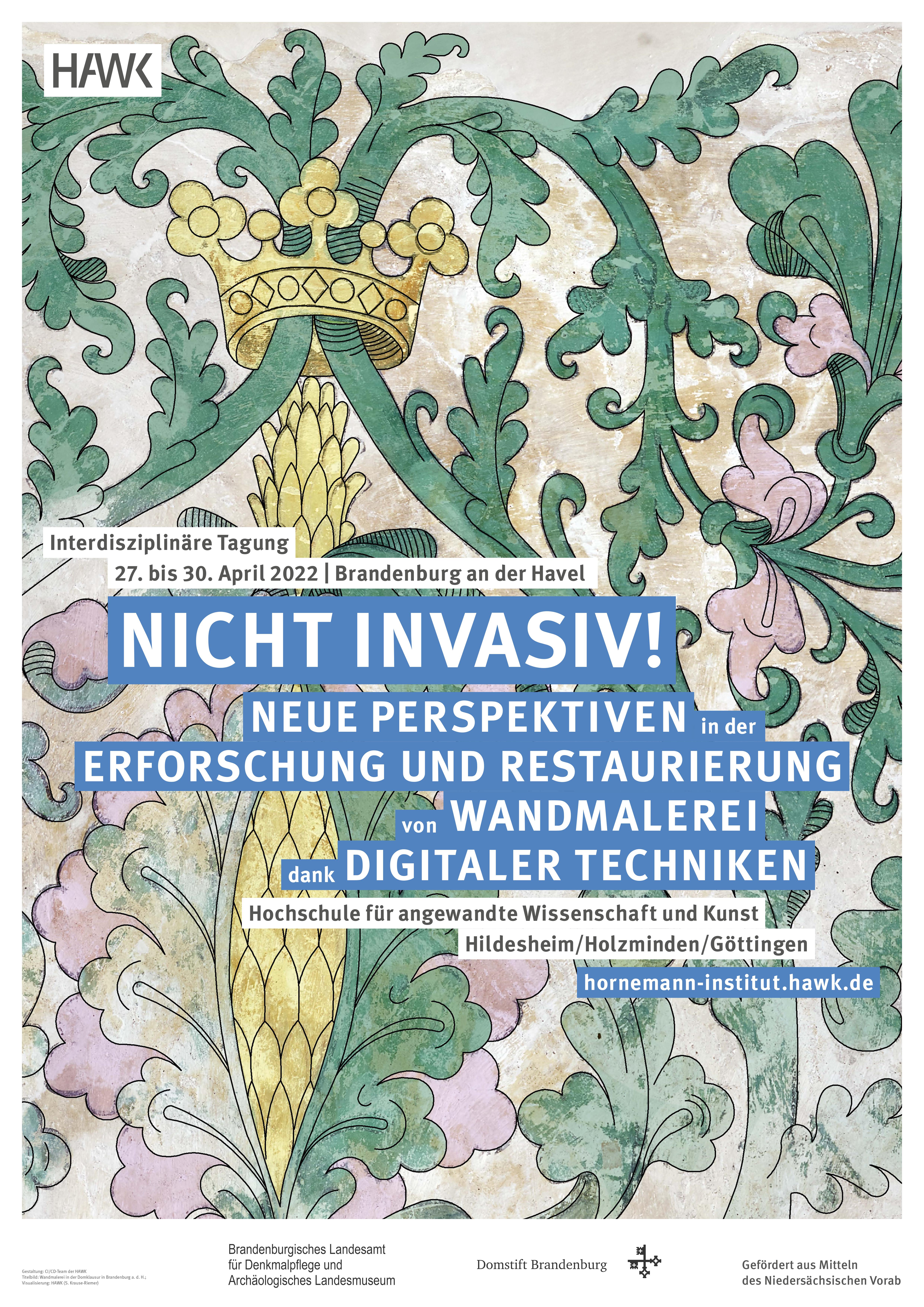 Plakat „Nicht invasiv!“